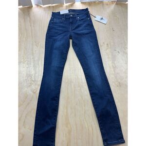 7 For All Mankind Gwenevere Dark Wash Skinny Jeans Size 24